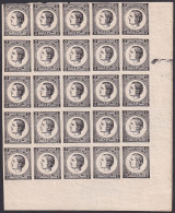 SERBIA - Mi.No. 20 II, Lower Right Block Of 25 With Original Gum. / 2 Scan - Serbien