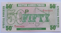 GREAT BRITAIN - BRITISH ARMED FORCES - 50 NEW PENCE - 1972 - UNC H 49 - BANKNOTES - PAPER MONEY - CARTAMONETA - - Forze Armate Britanniche & Docuementi Speciali