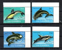 GAMBIA,2009 ,DOLPHINS,4v.,, **, MNH - Dolphins