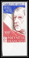 85471 N°159 De Gaulle Polynesie Polynesia Non Dentelé ** MNH (Imperforate)  - Ongetande, Proeven & Plaatfouten