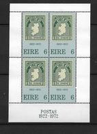 Irl Mi.Nr.286/  Irland (Block 1) 50 Jahre Briefmarken 1972 ** MNH - Blocs-feuillets