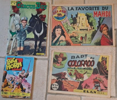 RECITS COMPLETS Lot De 4 BIG HORN N°6 1958 CIRCUS BOY N°1 1961 Coll. ECLAIR N°58 Coll.ELAN 2e Série N°42 - Lots De Plusieurs BD