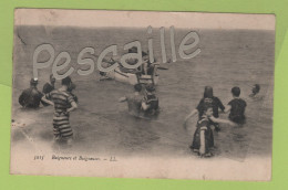 CP BAIGNEURS ET BAIGNEUSES - LL N° 5015 - CIRCULEE EN 1908 ? - Natation