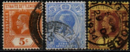 STRAITS SETTLEMENTS 1912-3 O - Straits Settlements