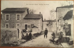 CPA 24 Eymet Une Industrie à Eymet, Enfilage Des Perles, Animée, écrite En 1905 - Eymet