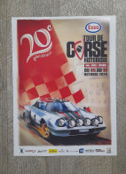 Affiche Poster - 20 Eme Tour De Corse - Course Automobile - Motorräder