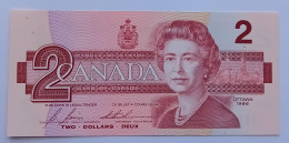 CANADA - 2 DOLLARS - 1986 - UNCIRC - P 94- BANKNOTES - PAPER MONEY - CARTAMONETA - - Kanada