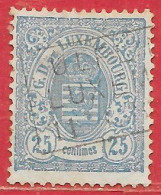 Luxembourg N°45 25c Bleu (1886) 1880 O - 1859-1880 Armarios