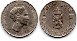 MA 30388 / Luxembourg 5 Francs 1962 TTB - Jordanië