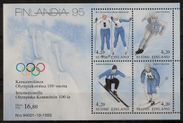 FINLANDE - SPORTS - BF 11, 12 ET 15 - NEUF** MNH - Blocks & Kleinbögen