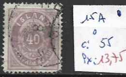 ISLANDE 15A Oblitéré Côte 55 € - Used Stamps