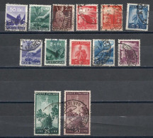 Italien, 1945, 13 Marken Aus Mi.-Nr. 682-704, Gestempelt - Used