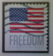 United States, Scott #5791, Used(o) Booklet, 2023, Flag Definitive: Freedom Flag, (63¢) Forever - Gebruikt