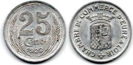 MA 30401 / Eure Et Loir 25 Centimes 1922 TTB+ - Monetari / Di Necessità