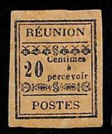 ZA0074c2 - REUNION  -  STAMP -  Yvert  # TT 4  MINT Hinged MH - Postage Due - Postage Due