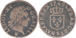 FRANCE - 1769 - Liard - Louis XV - Reims (S) - 18-034 - 1715-1774 Luis XV El Bien Amado