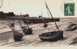CPA LE HOURDEL - SOMME - LE PORT A MAREE BASSE - Le Hourdel