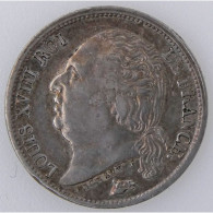 Louis XVIII, 1/2 Franc 1817 A, Coins Tournés, Chort: EM471, TTB - 1/2 Franc