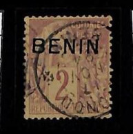 ZA0074d - BENIN -  STAMP  -  Yvert  # 2 -  Very Fine USED - Oblitérés