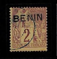 ZA0074e - BENIN -  STAMP  -  Yvert  # 2 -   USED - Usados