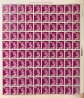 1977 SPAIN—JUAN CARLOS #1972—SHEET 100 MNH Stamps ** ESPAGNE Feuille Complète Yt 2033 Timbres Neufs - Hojas Completas