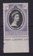 Falkland-Inseln Abhängige Gebiete 1953 Queen Elisabeth II. Mi.-Nr. 18 ** - Falkland