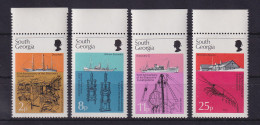 Falkland-Inseln Südgeorgien 1976 Discovery-Forschungen Mi.-Nr. 52-55 ** - Südgeorgien