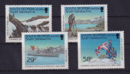 Südgeorgien Und Süd-Sandwich-Inseln 1989 Expedition Mi.-Nr. 180-183 ** - Zuid-Georgia