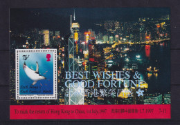 Südgeorgien Und Süd-Sandwich-Inseln 1997 Rückgabe Hongkongs Mi-Nr. Block 5 ** - Géorgie Du Sud