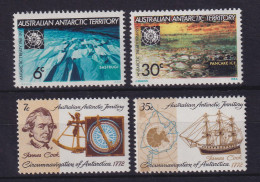 Australische Antarktis 1971/72 Antarktisvertrag James Cook Mi.-Nr.19-20,21-22 ** - Otros & Sin Clasificación