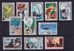 Australische Antarktis 1966 Antarktisforschung Mi.-Nr. 8-18 Postfrisch ** - Andere & Zonder Classificatie