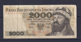 POLAND - 1979 2000 Zloty Circulated Banknote - Polonia