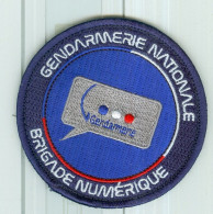 PATCH ECUSSON  GENDARMERIE BRIGADE NUMERIQUE Avec Scratch - Police