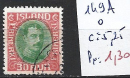 ISLANDE 149A Oblitéré Côte 5.25 € - Used Stamps