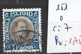 ISLANDE 151 Oblitéré Côte 7 € - Used Stamps