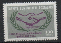 Turquie Emissions Communes 1965 XXX - Nuevos