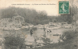 L'ISLE JOURDAIN : LA VIENNE AUX ROCHERS DES CHATILLONS - L'Isle Jourdain