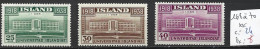 ISLANDE 168 à 70 ** Côte 24 € - Neufs