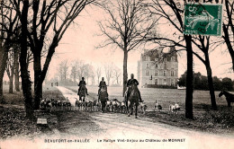 Beaufort En  Vallée       49      Chasse A Courre. Rallye Vieil Anjou Au Château De Monnet     (voir Scan) - Otros & Sin Clasificación