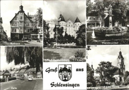 41257876 Schleusingen Schloss Bertholdsburg Marktbrunnen Schleusingen - Schleusingen