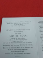 Doodsprentje Leo De Cock / Sint Gillis Waas 27/2/1932 - 28/5/1995 ( Sylvia De Cock ) - Religion & Esotérisme