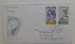 SLOVAQUIE CESKOSLOVENSKO FDC 1962 FOOTBALL FUSSBALL SOCCER CALCIO FOOT FUTBOL VOETBAL FUTEBOL - Cartas & Documentos