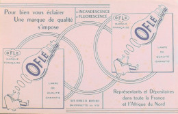 BUVARD NEUF ILLUSTRE > LA LAMPE OFLE - TBE - Elektrizität & Gas