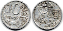 MA 30412/ Nice 10 Centimes 1920 TTB - Noodgeld