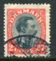 DENMARK 1918 King Christian X Definitive 27 Øre  Used..  Michel 101 - Usati