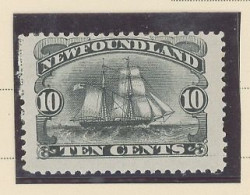 TERRE-NEUVE -N°43 - 10 Cent  NOIR  - N* - 1887 - 1865-1902