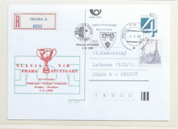 SLOVAQUIE CESKOSLOVENSKO SLOVENSKO  FDC 1998 UEFA CUP FOOTBALL FUSSBALL SOCCER CALCIO FOOT FUTBOL VOETBAL FUTEBOL - Storia Postale