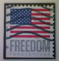 United States, Scott #5790, Used(o) Booklet, 2023, Flag Definitive: Freedom Flag, (63¢) Forever - Gebraucht