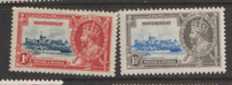 Montserrat  1935  SG 94-5  Silver Jubilee  Mounted Mint - Montserrat