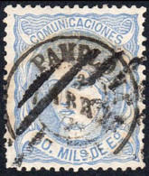 Navarra - Edi O 107 - 50 Milm.- Mat Fech. Tp. II "Pamplona" + Parrilla - Used Stamps